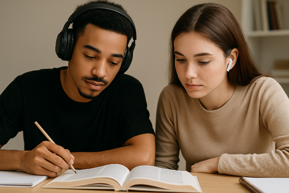 Estudar ouvindo música: aumenta o foco ou distrai? Descubra a verdade