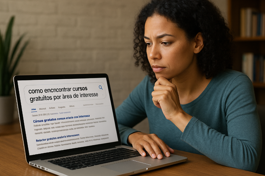 Como encontrar cursos gratuitos por área de interesse